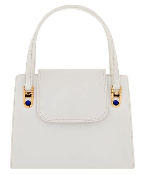 gucci white circle purse|Gucci white vintage bag.